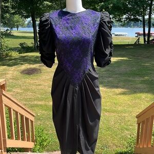Vintage Cindy 80’s glam & unique dress 8
